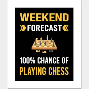 Weekend Forecast Playing Chess Posters and Art